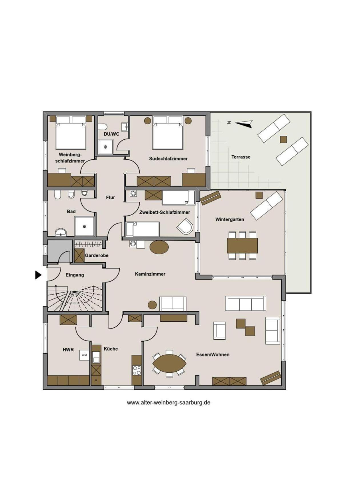 Ferienwohnung Alter Weinberg ซาร์บวร์ก ภายนอก รูปภาพ